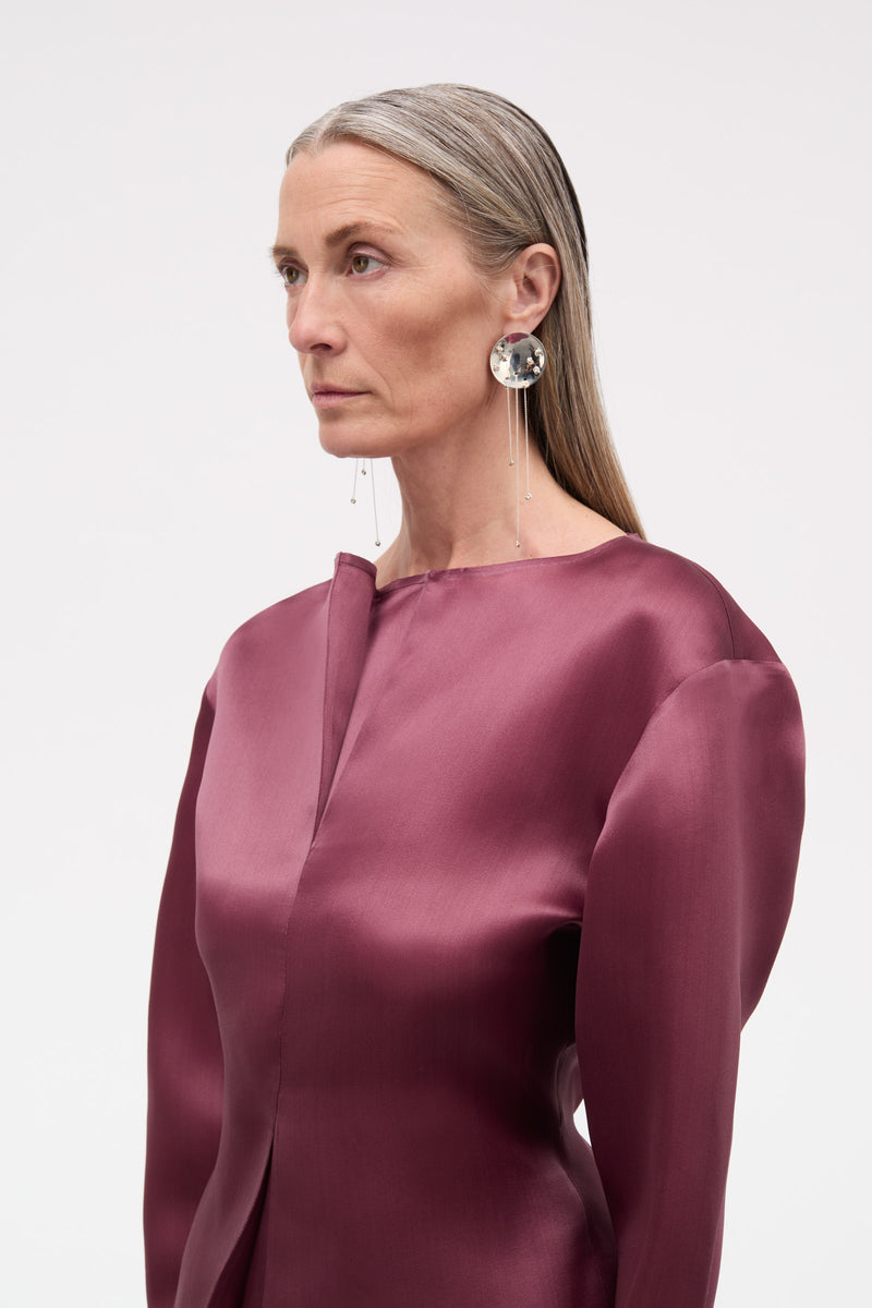 MKDT Studio Bemma-atelier Silk Blouses BERRY