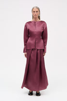 MKDT Studio Bemma-atelier Silk Blouses BERRY