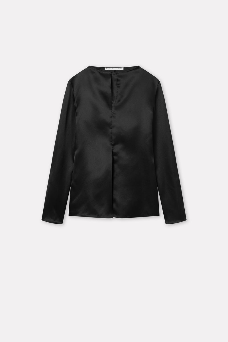 MKDT Studio Bemma-atelier Silk Blouses BLACK