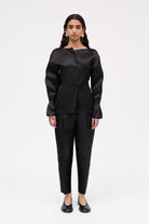 MKDT Studio Bemma-atelier Silk Blouses BLACK