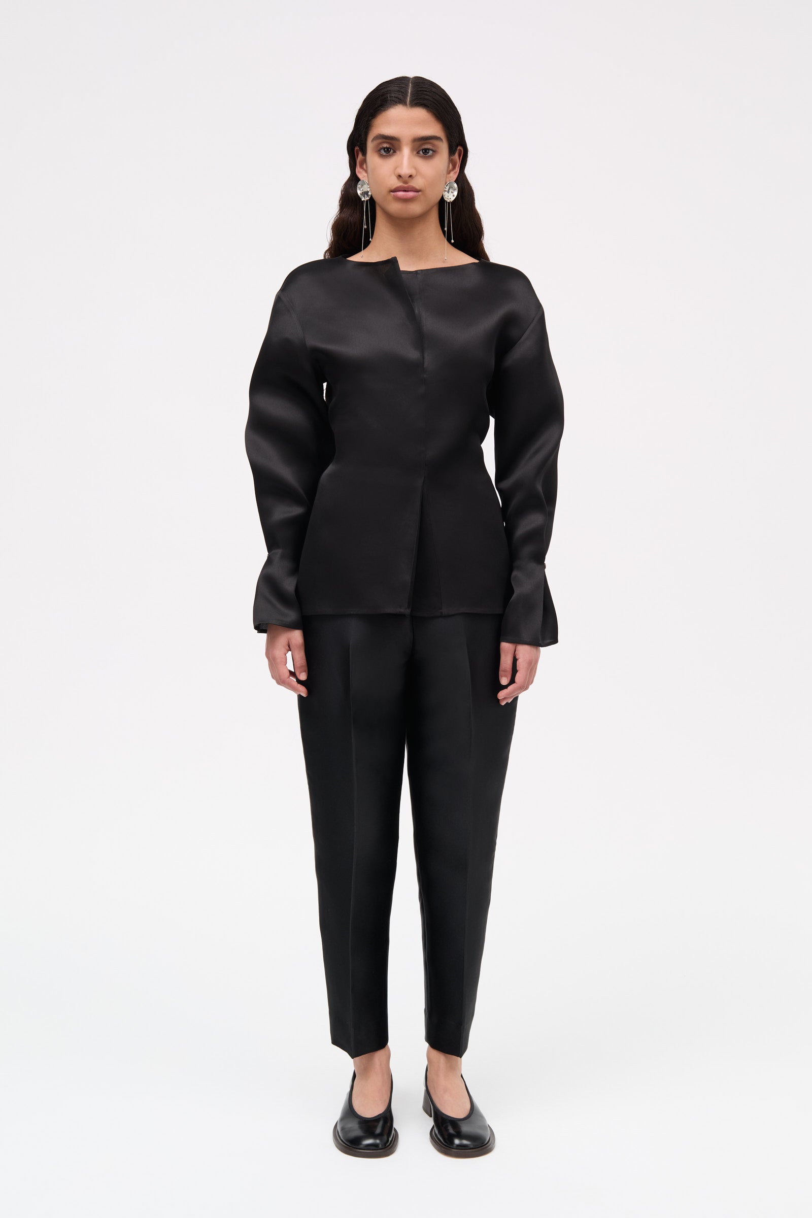 MKDT Studio Bemma-atelier Silk Blouses BLACK