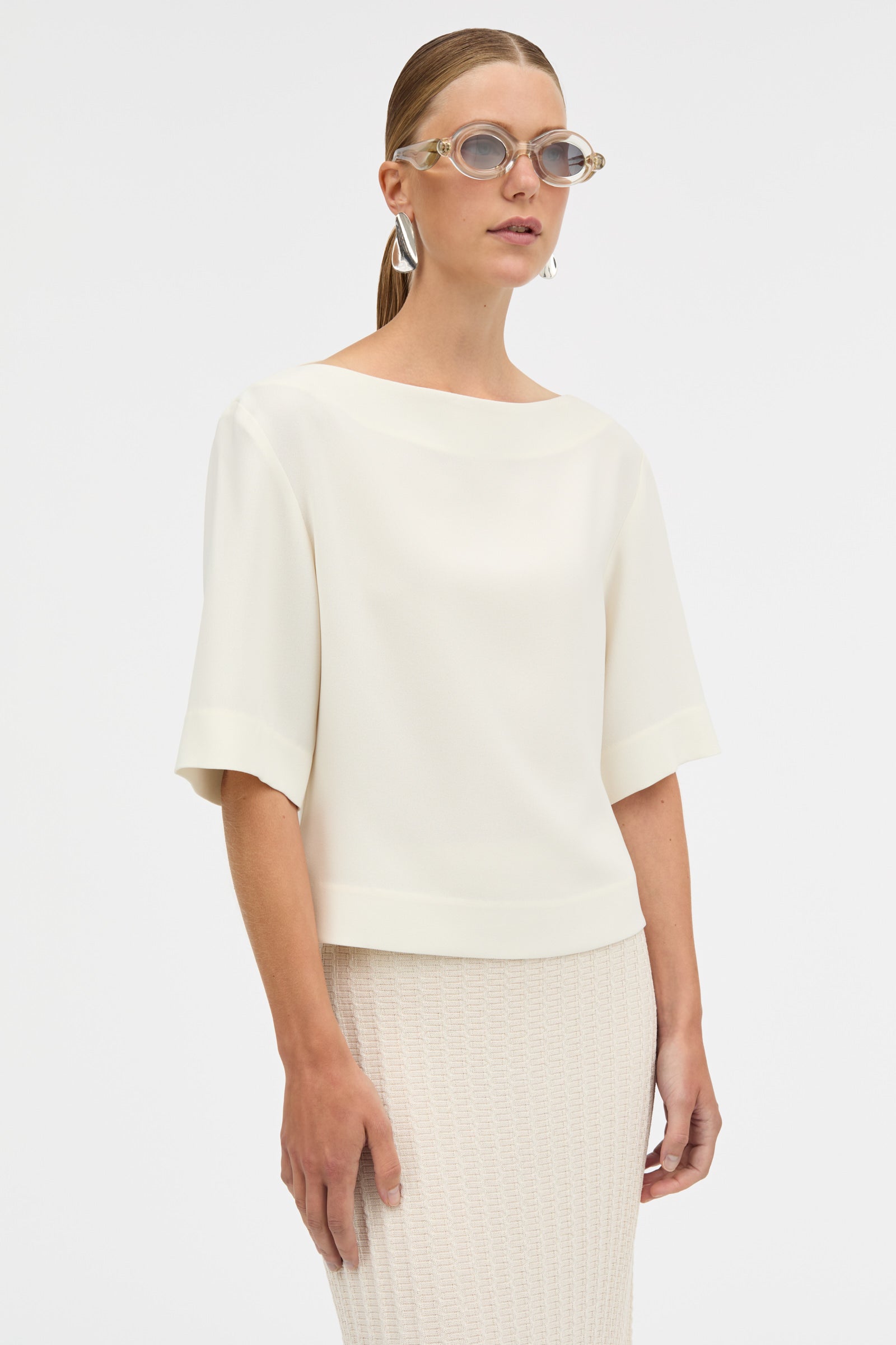 MKDT Studio Beyla Blouse Blouses IVORY