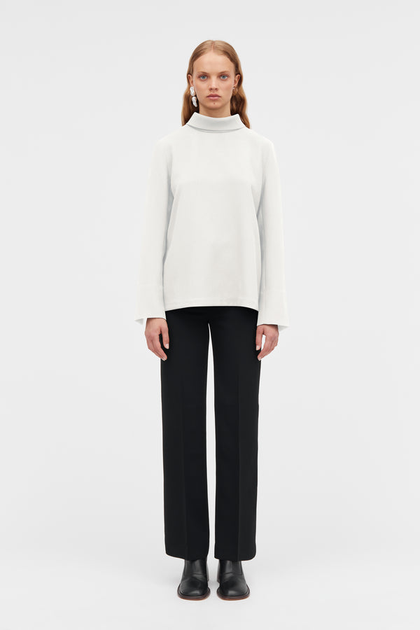 Mark Kenly Domino Tan Bia Crepe Georgette Blouses IVORY