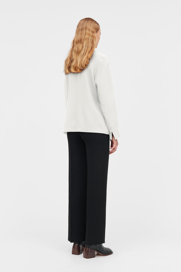 Mark Kenly Domino Tan Bia Crepe Georgette Blouses IVORY
