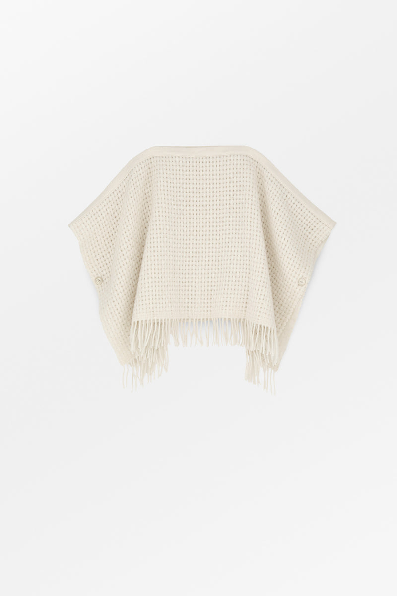 MKDT Studio Bri Atelier Wool Check Blouses SNOW