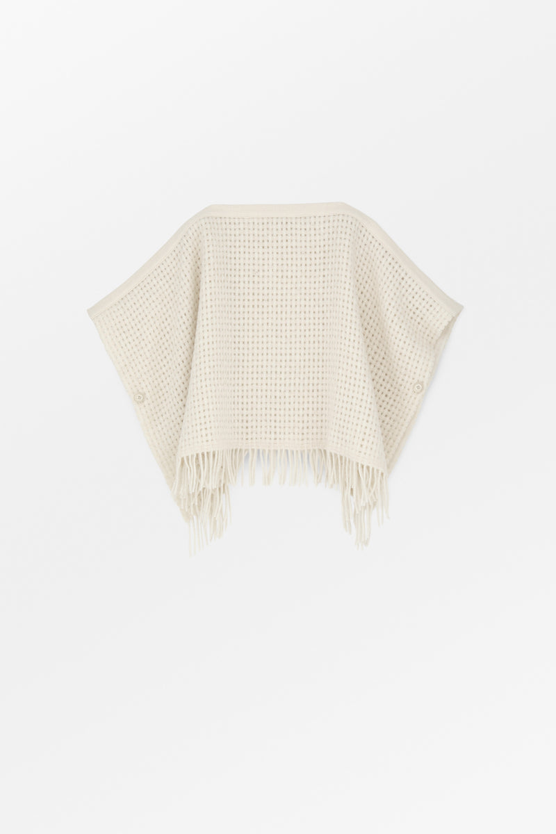 MKDT Studio Bri Atelier Wool Check Blouses SNOW