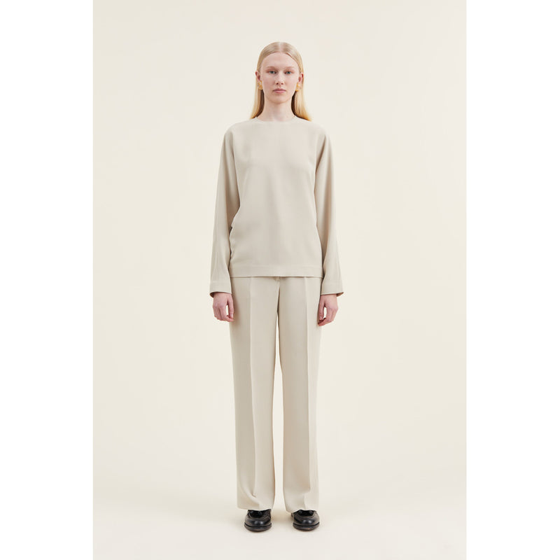 Mark Kenly Domino Tan Brina Crepe Georgette Blouses