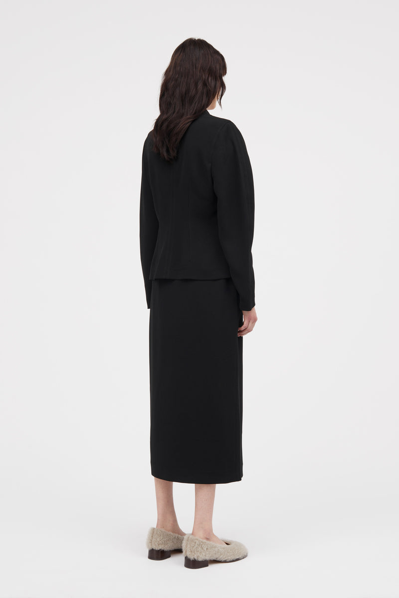 MKDT Studio Brisa Crepe Georgette Blouses BLACK