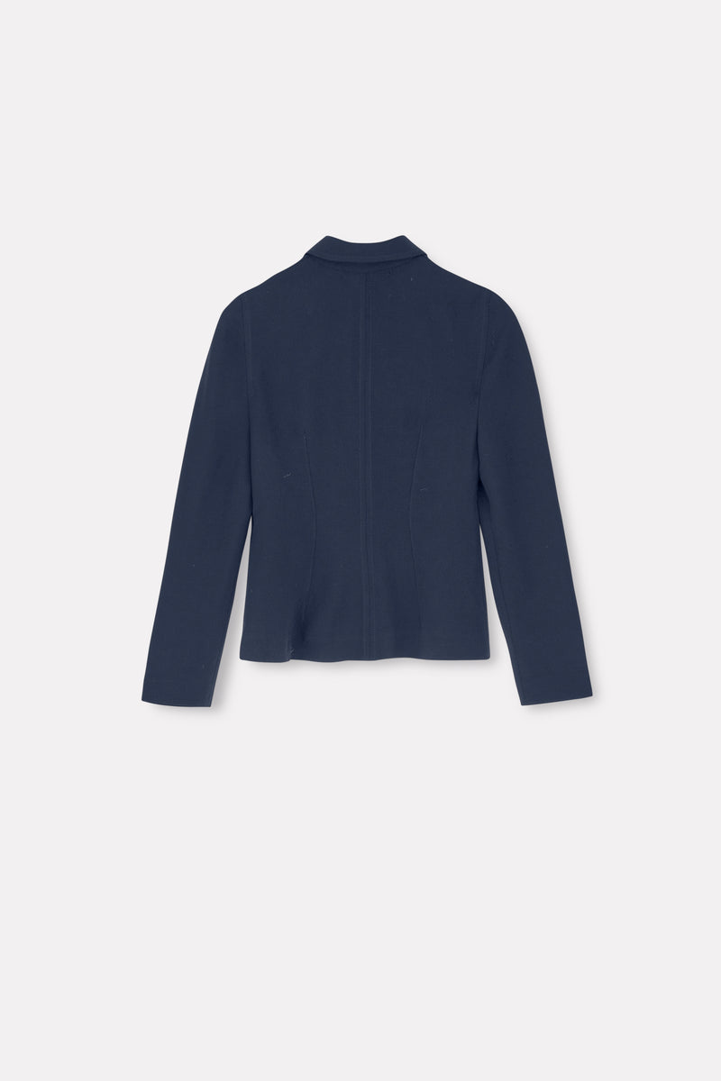 MKDT Studio Brisa Crepe Georgette Blouses NAVY