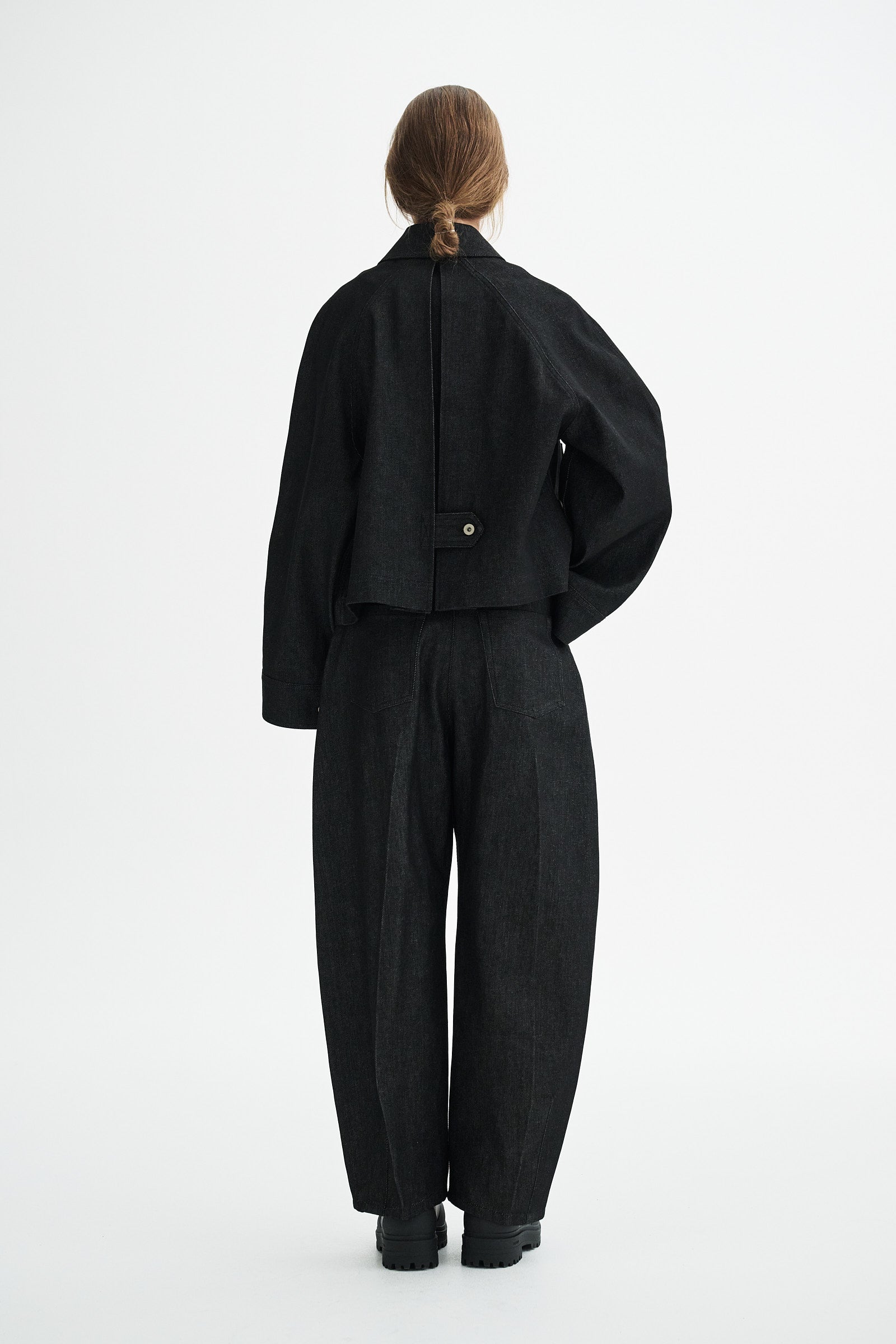 MKDT Studio CALYPSO BLACK DENIM Coats BLACK DENIM