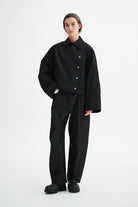 MKDT Studio CALYPSO BLACK DENIM Coats BLACK DENIM