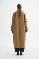 MKDT Studio CARO TWO LAYERED WOOL Coats PRALINE