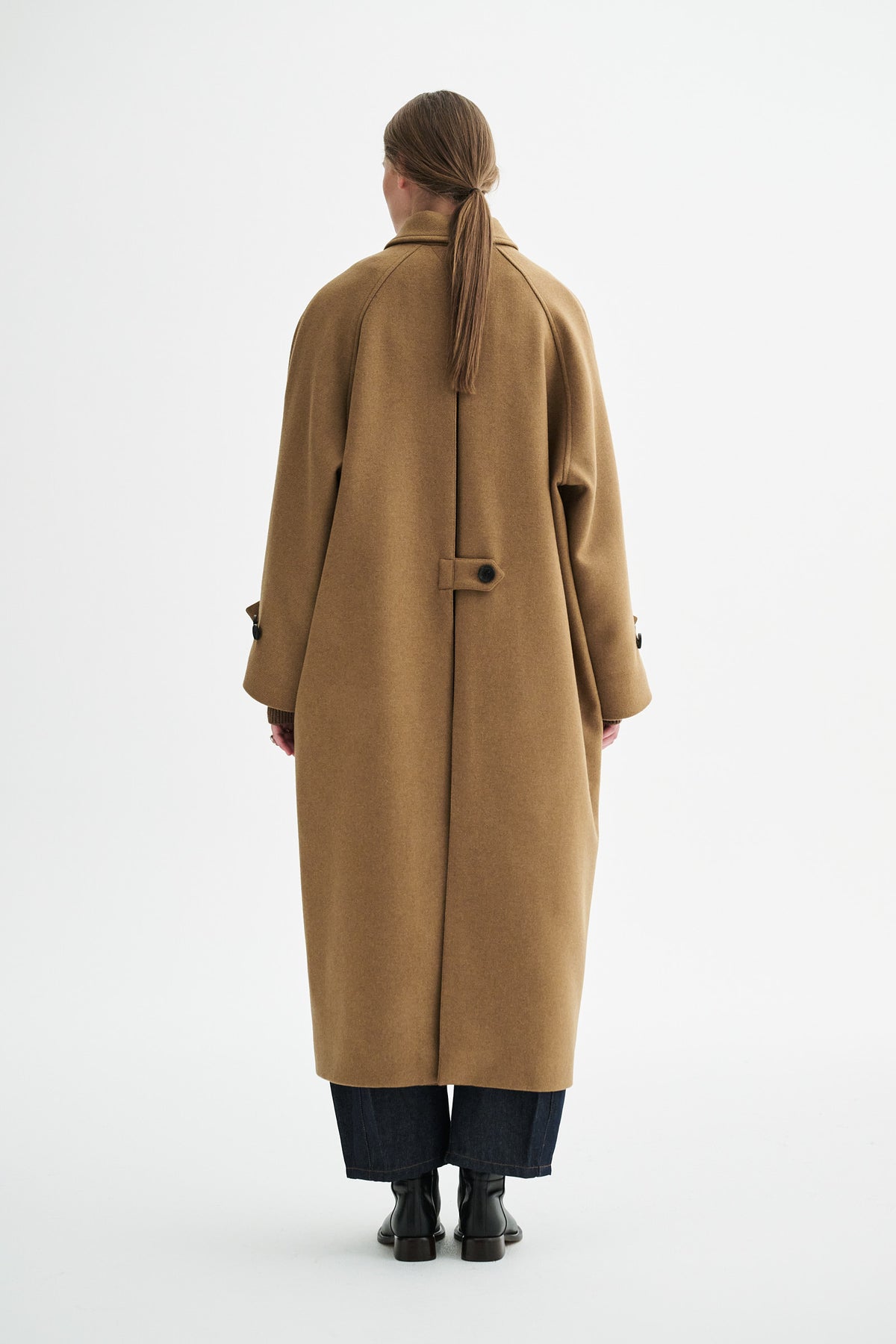 MKDT Studio CARO TWO LAYERED WOOL Coats PRALINE