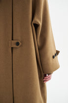MKDT Studio CARO TWO LAYERED WOOL Coats PRALINE