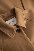 MKDT Studio CARO TWO LAYERED WOOL Coats PRALINE