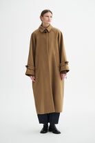 MKDT Studio CARO TWO LAYERED WOOL Coats PRALINE