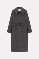 MKDT Studio CIBEL CHECK COAT Coats GREY CHECK