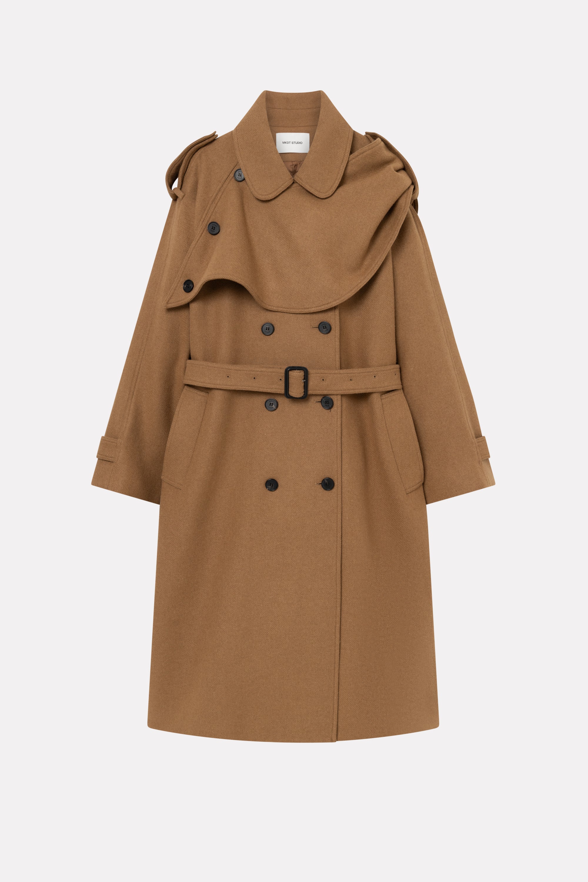 MKDT Studio CICELY TWO-LAYERED COAT Coats PRALINE