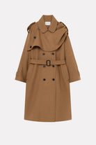 MKDT Studio CICELY TWO-LAYERED COAT Coats PRALINE