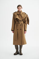 MKDT Studio CICELY TWO-LAYERED COAT Coats PRALINE