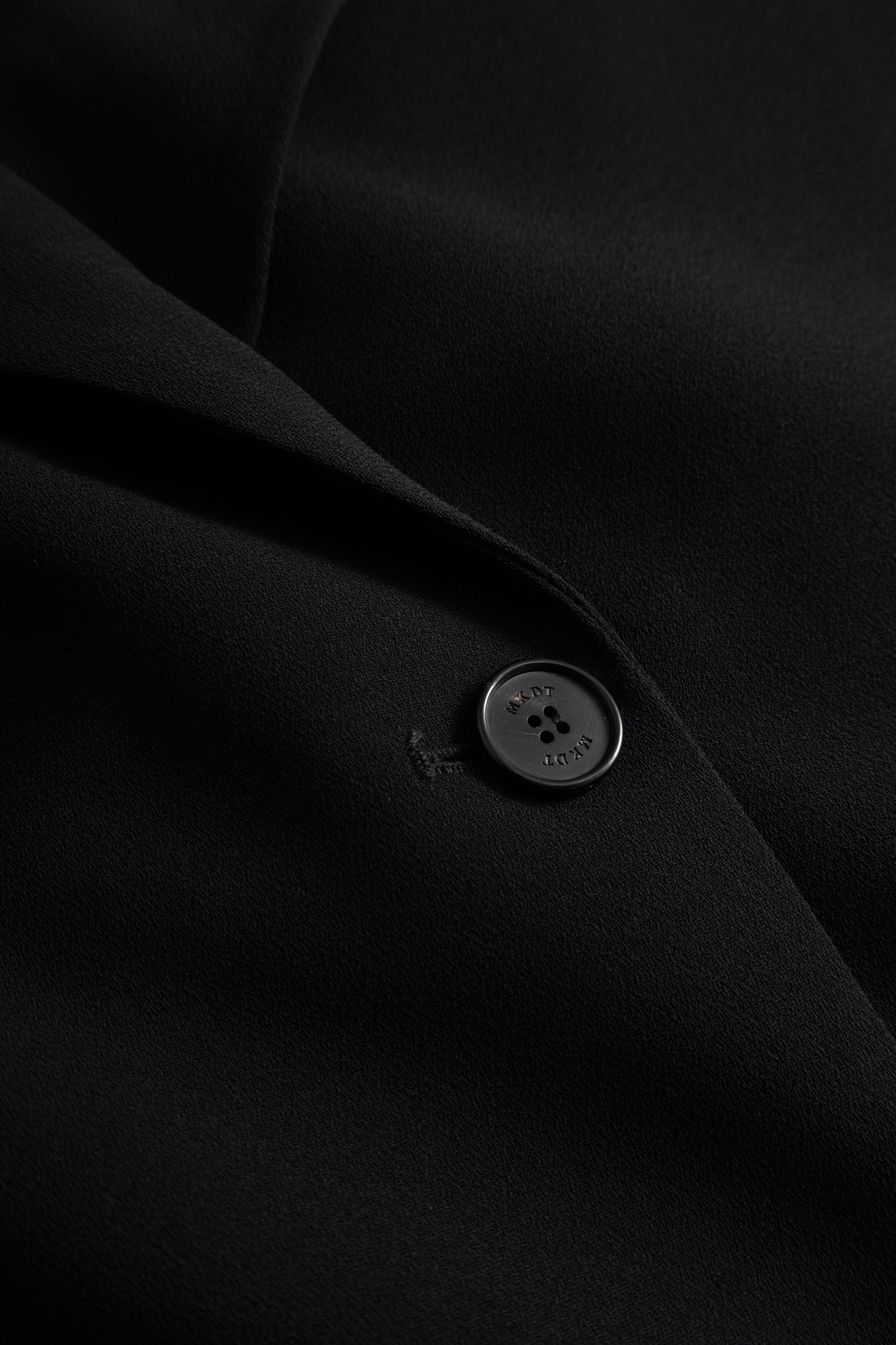 MKDT Studio COVY CREPE GEORGETTE Coats BLACK