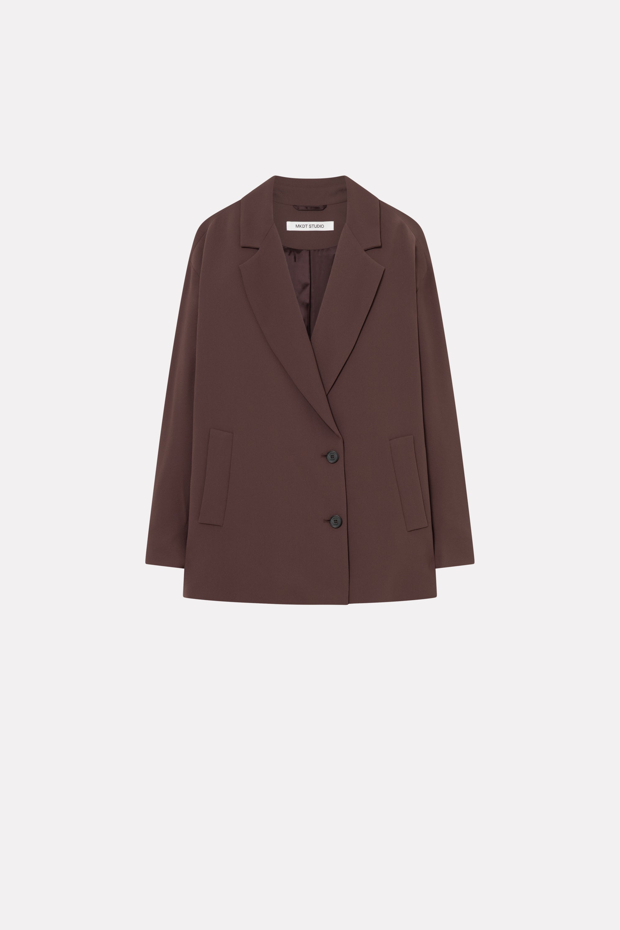 MKDT Studio COVY CREPE GEORGETTE Coats BURGUNDY