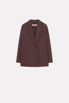 MKDT Studio COVY CREPE GEORGETTE Coats BURGUNDY
