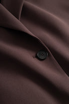 MKDT Studio COVY CREPE GEORGETTE Coats BURGUNDY