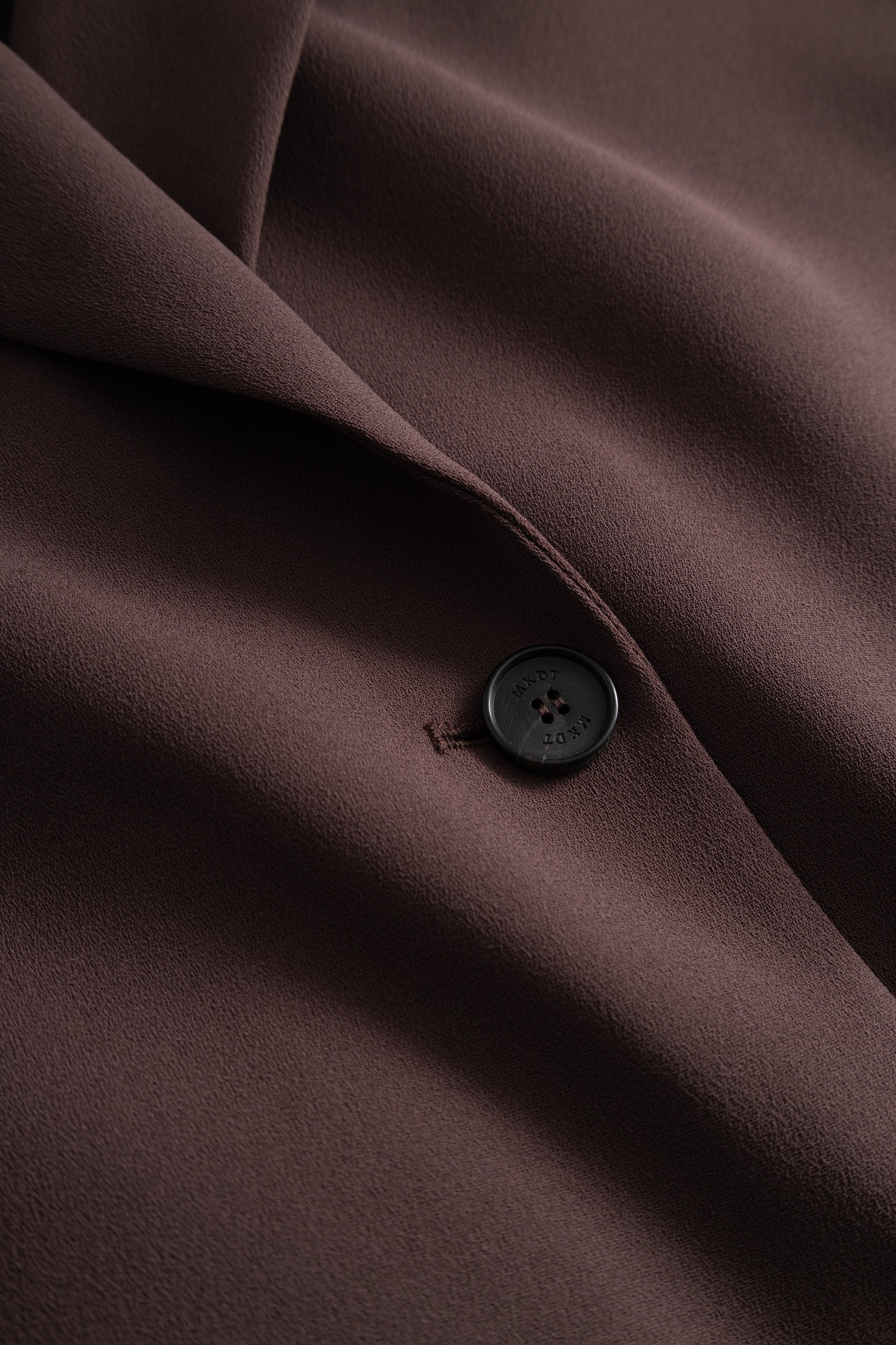 MKDT Studio COVY CREPE GEORGETTE Coats BURGUNDY