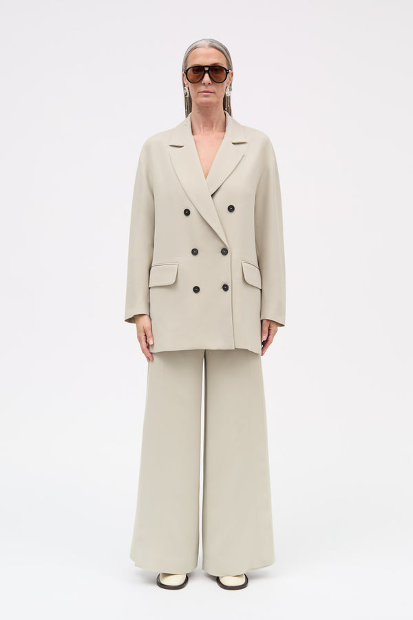 MKDT Studio Calia Crepe Georgette Coats SAND