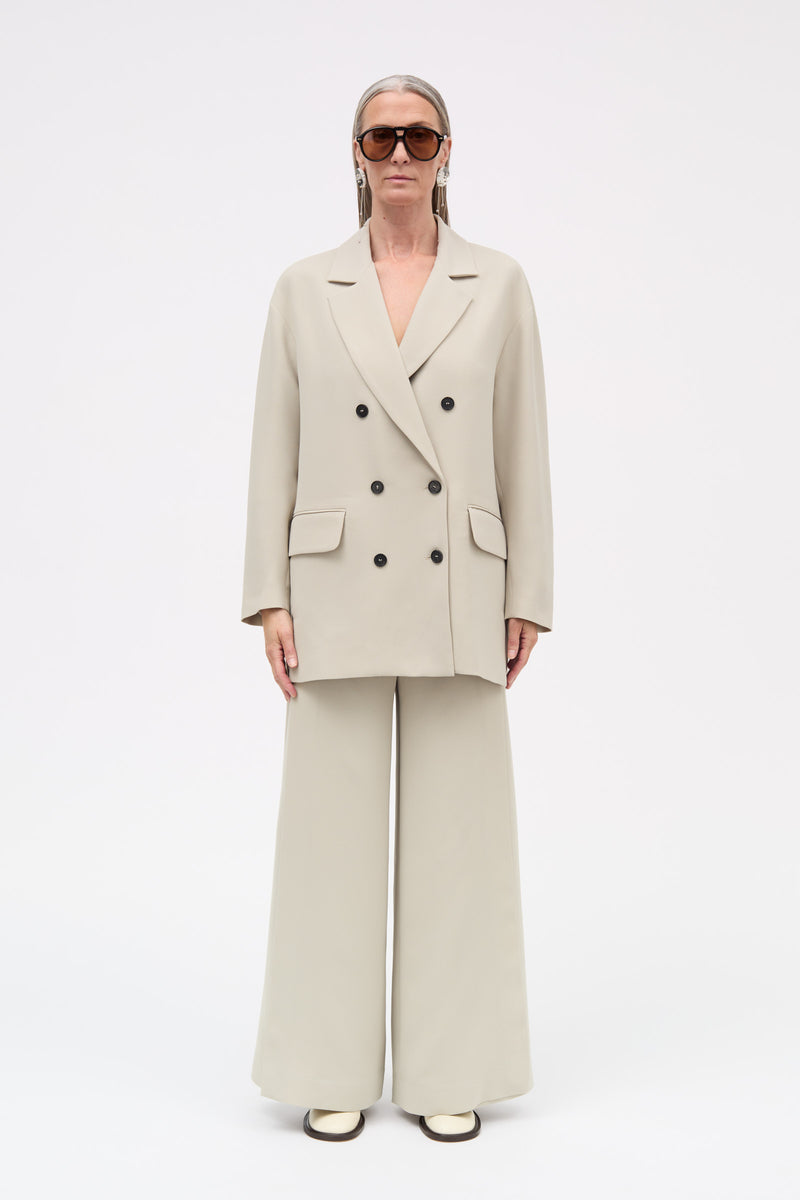 MKDT Studio Calia Crepe Georgette Coats SAND