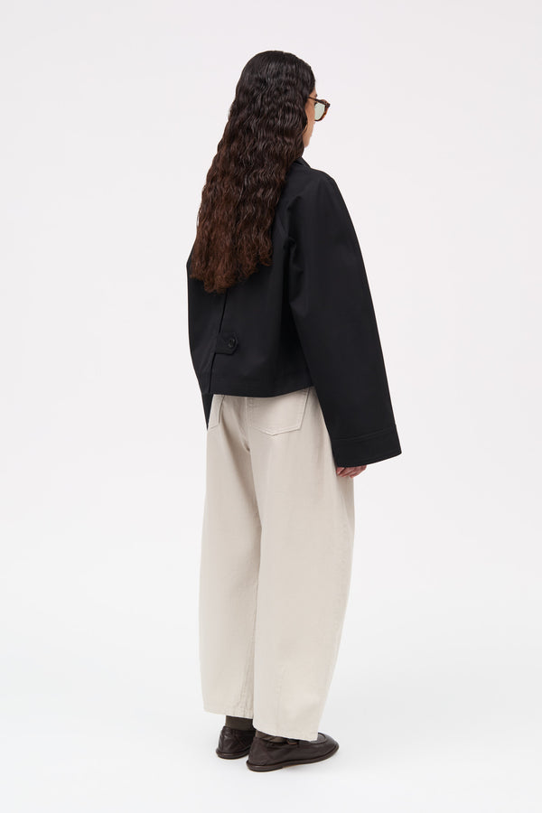 MKDT Studio Calypso Bonded Cotton Jackets BLACK