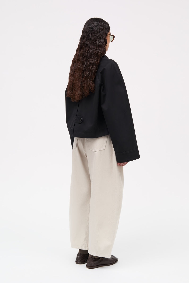 MKDT Studio Calypso Bonded Cotton Jackets BLACK