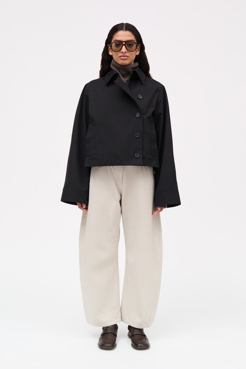 MKDT Studio Calypso Bonded Cotton Jackets BLACK