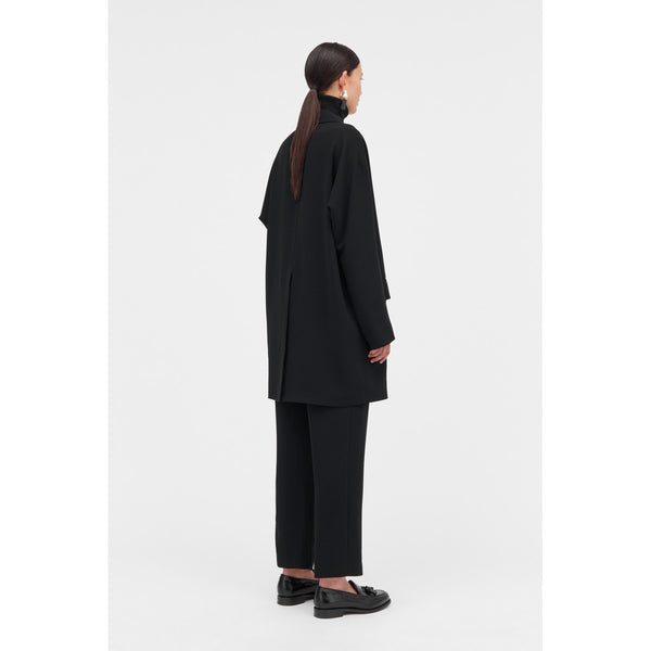 Mark Kenly Domino Tan Carli Crepe Georgette Coats