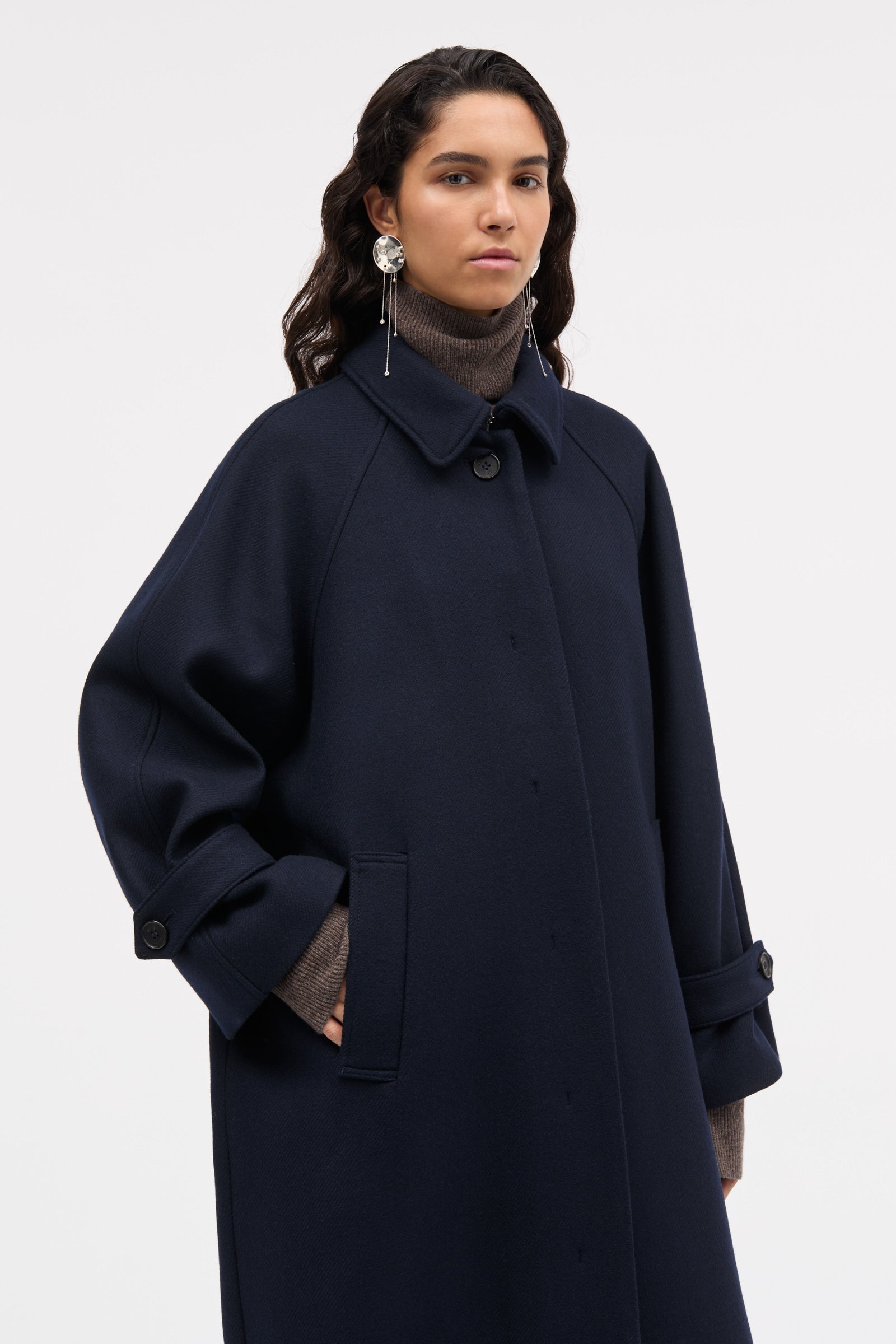 Caro Coat - NAVY – MKDT STUDIO