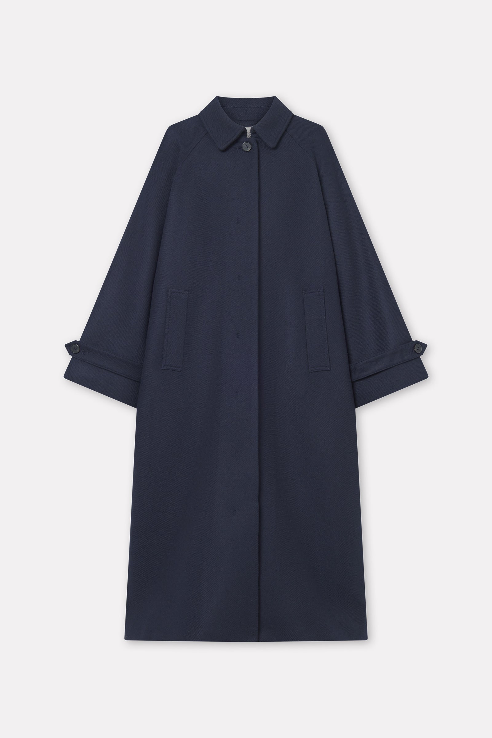 【美品】MARNO Jane coat Navy Women's Caban in Monochrome Cashmere | Kiton