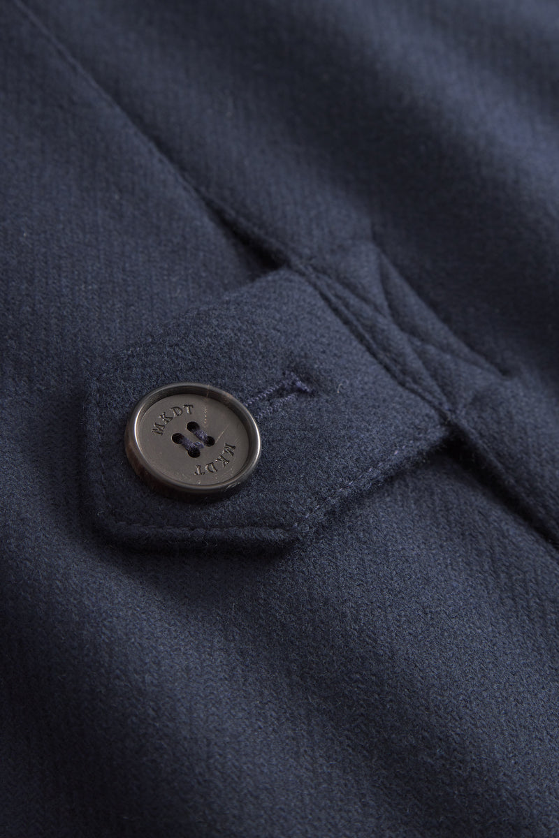 MKDT Studio Caro Two Layered Wool Coats NAVY