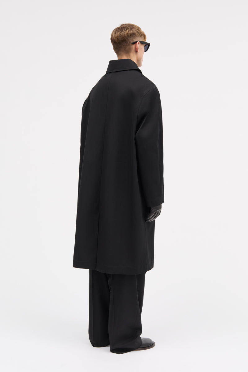 MKDT Studio Cedric Bonded Cotton Coats BLACK