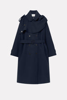 MKDT Studio Cicely Two-Layered Coat Coats DARK NAVY
