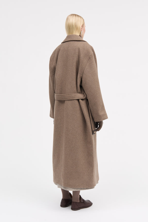 MKDT Studio Clancy Wool Blend Coats TAUPE
