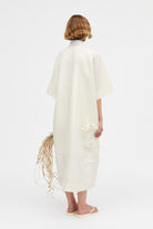Mark Kenly Domino Tan Cova-atelier Silk Wool Twill Coats IVORY