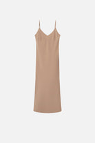 Mark Kenly Domino Tan DALARY RICCI CREPE DE CHINE Dresses