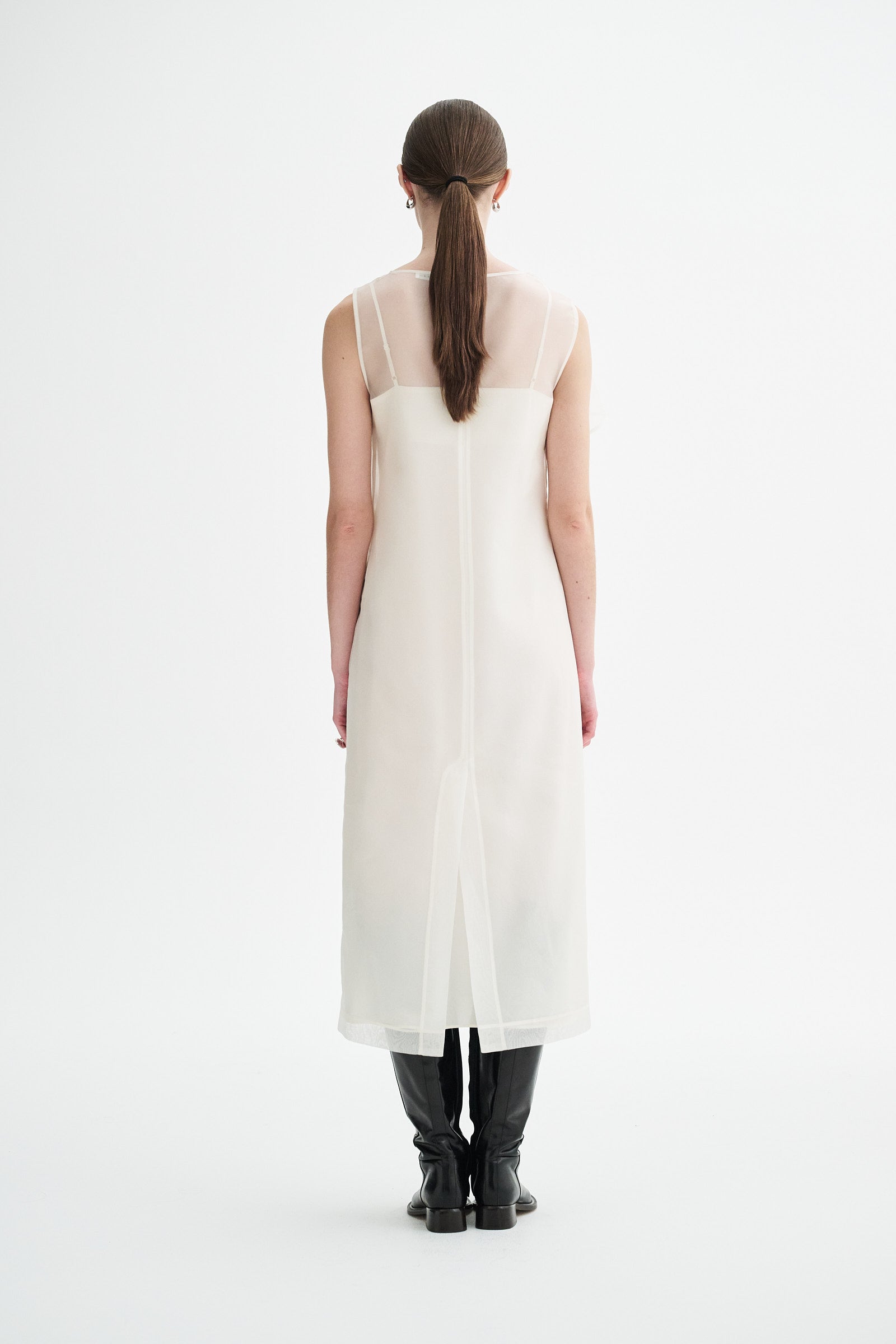 MKDT Studio DASHIKO SILK ORGANZA Dresses IVORY QUARTZ