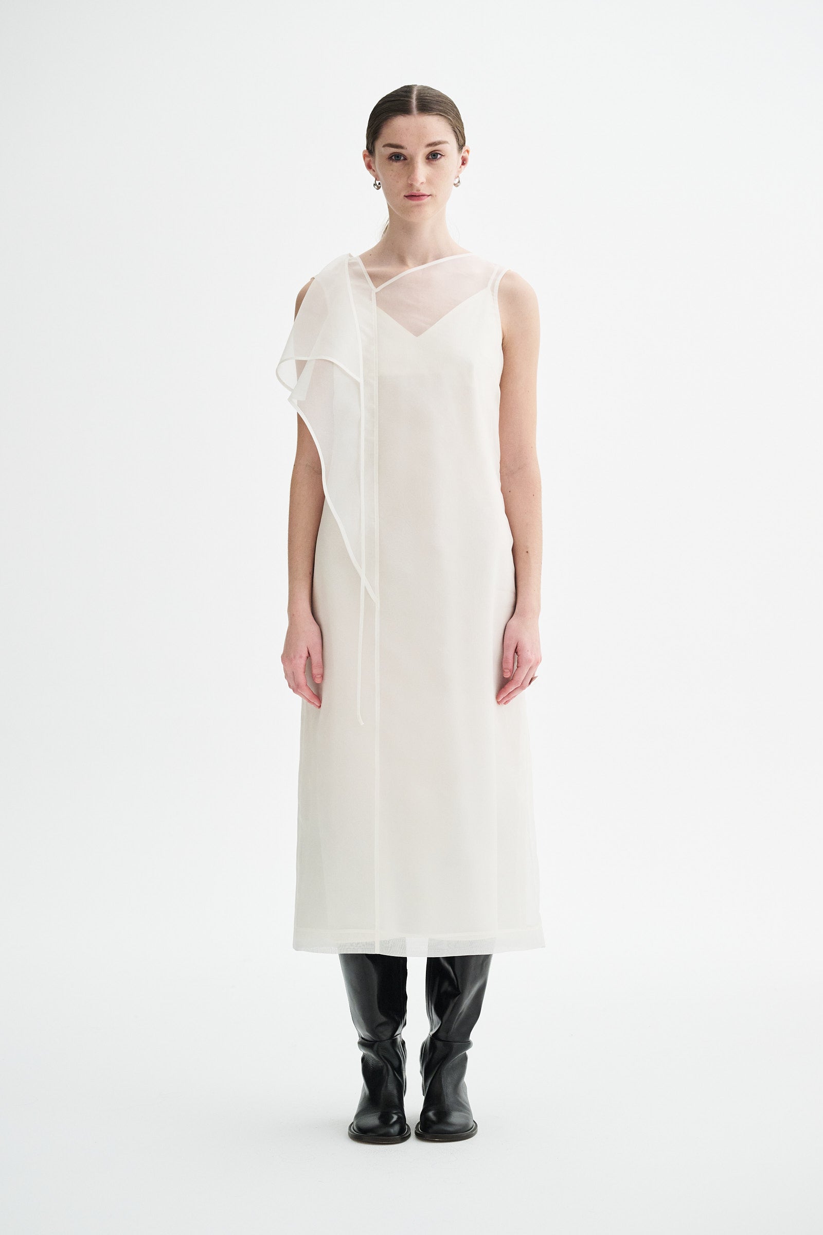 MKDT Studio DASHIKO SILK ORGANZA Dresses IVORY QUARTZ