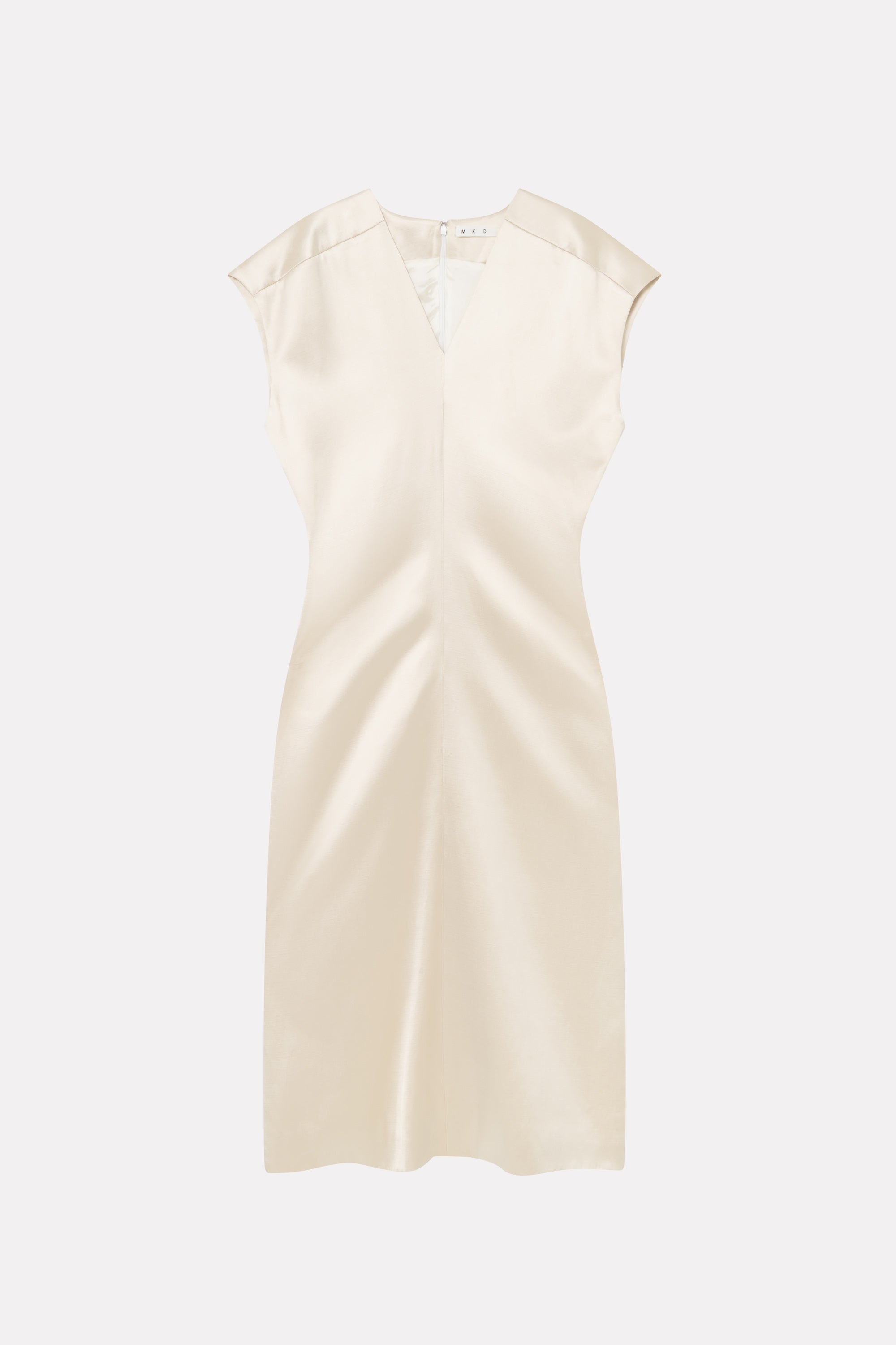MKDT Studio DREMA-ATELIER SHINY COTTON MIX Dresses METALIC CREAM