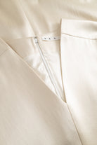 MKDT Studio DREMA-ATELIER SHINY COTTON MIX Dresses METALIC CREAM