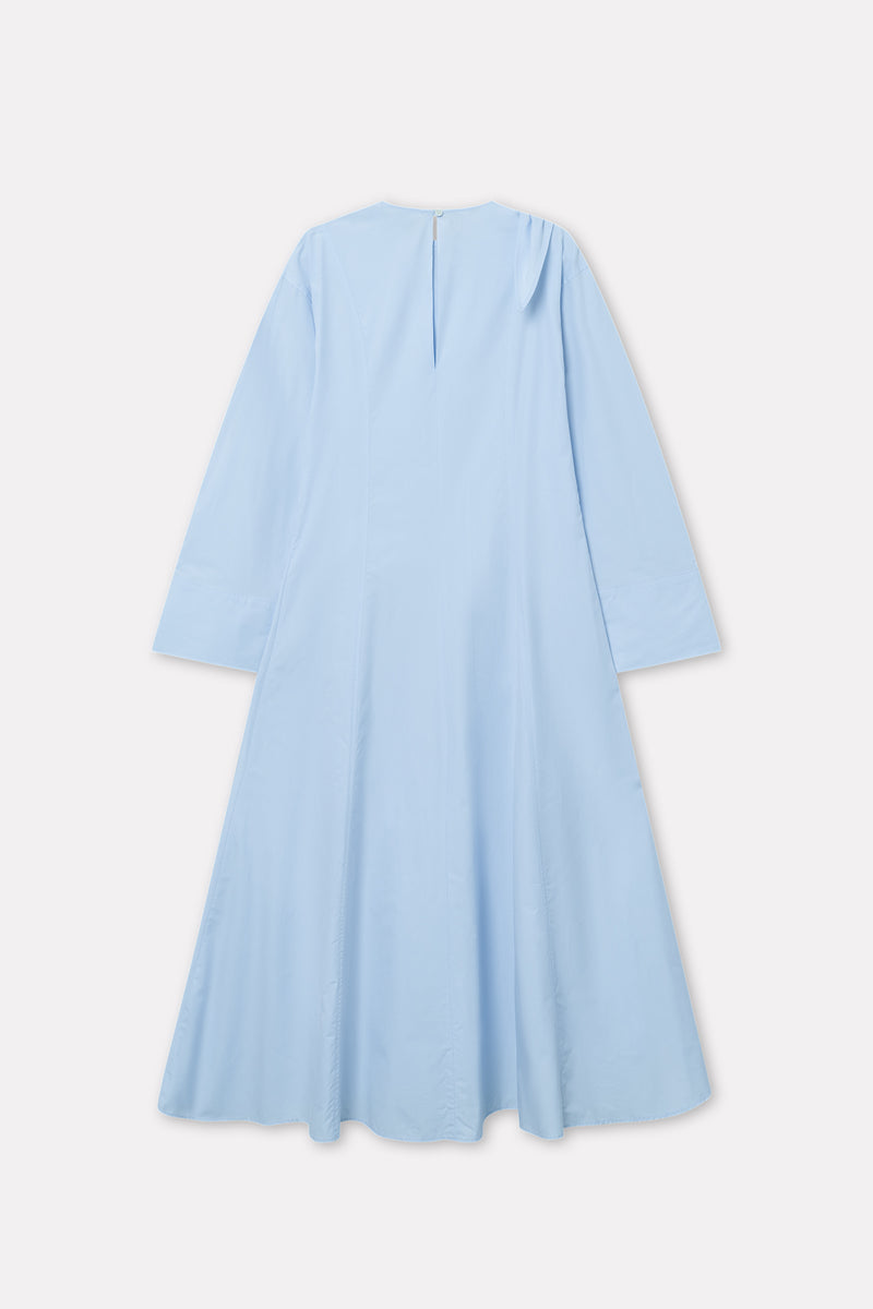 Mark Kenly Domino Tan Daisy Poplin Dresses LIGHT BLUE