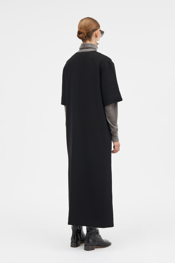 Mark Kenly Domino Tan Daviana Crepe Georgette Dresses BLACK