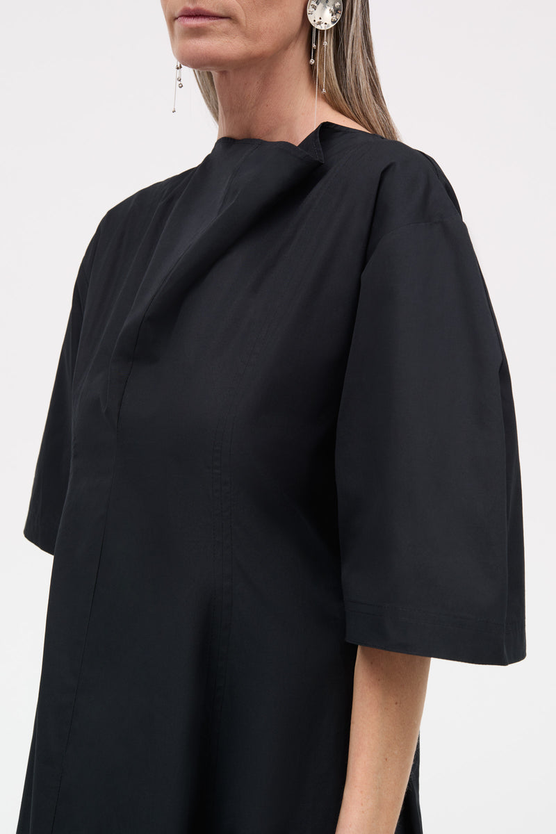 MKDT Studio Delphine Mkdt Signaturepoplin Dresses BLACK